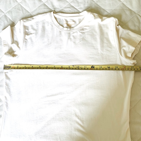 Jones New York lot of 2 bamboo & cotton blend tops brown & cream crew neck US M - Picture 12 of 14